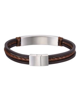 Lykken Strong nahkarannekoru 21cm monivärinen