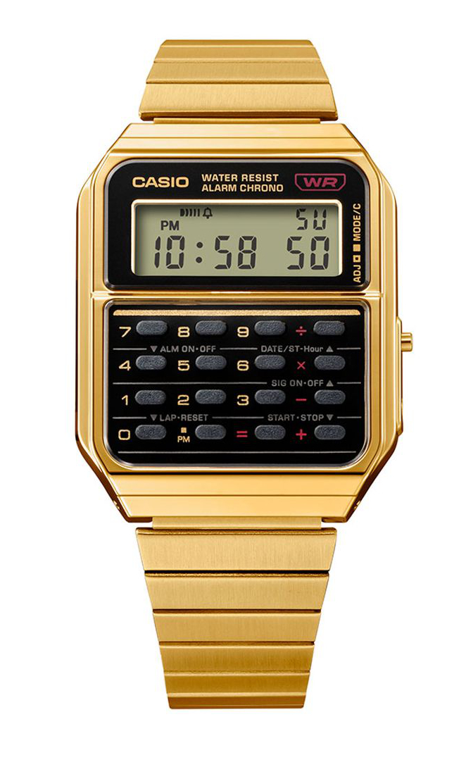 Casio Vintage Edgy laskinkello CA-500WEG-1AEF
