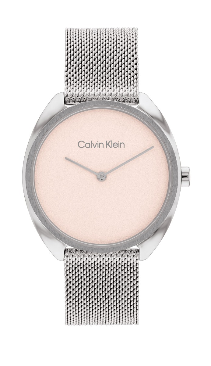 Calvin Klein Adorn silver blush mesh 25200269