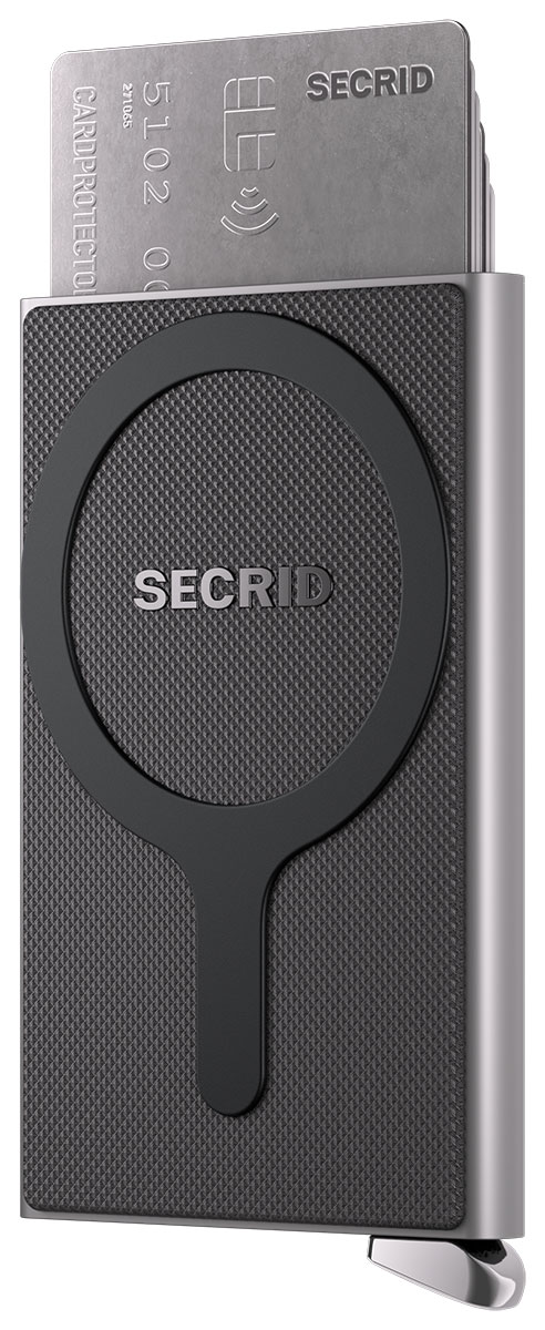 Secrid Premium Cardprotector Fluted for Magsafe Silver+