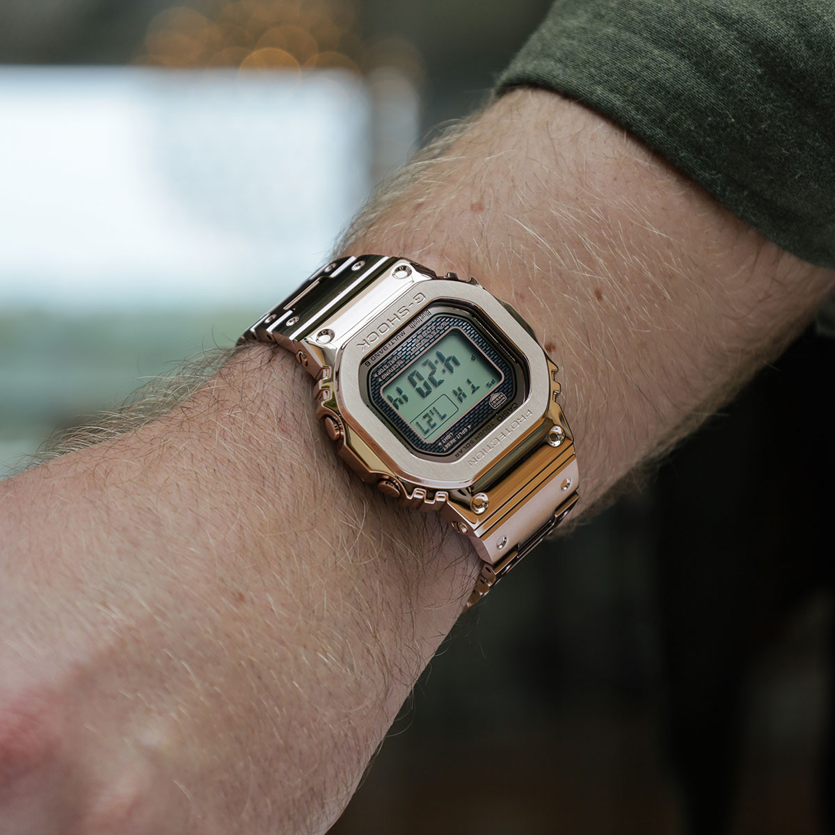 Orologio Casio G-Shock GMW-B5000GD-4 Bluetooth Acciaio Oro Rosa Energia Solare | Acquisti Online su