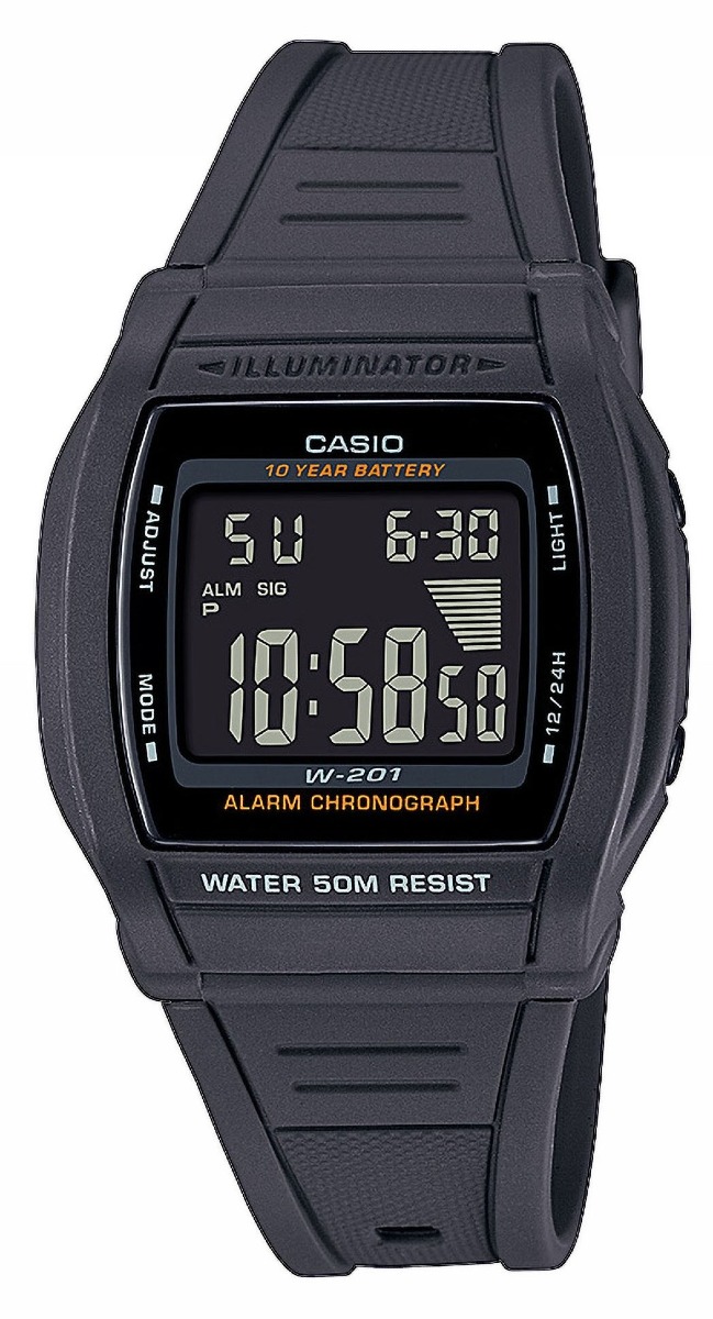 Casio Digital W-201-1BVEG - Keskisen Kello Oy