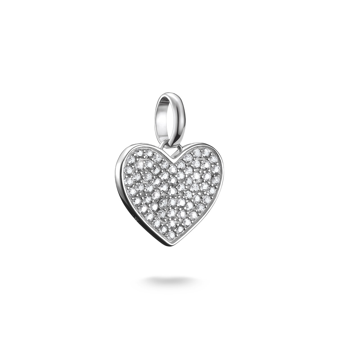 Thomas Sabo Charm Club Connect pavé sydän riipus hela CC1277-051-14