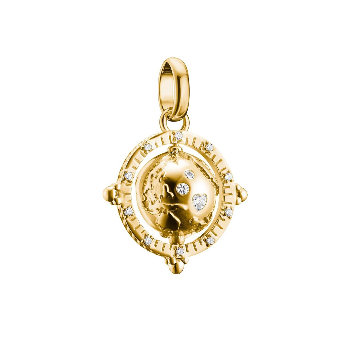 Thomas Sabo Charm Club Connect maapallo riipushela CC1348-M01-14