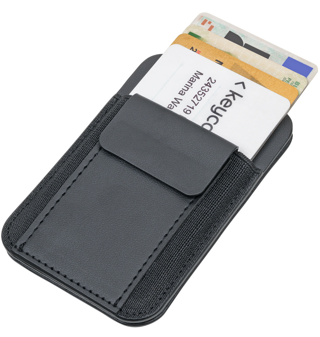 Troika Cash Cards Key CCM25/BK MagSafe lompakko