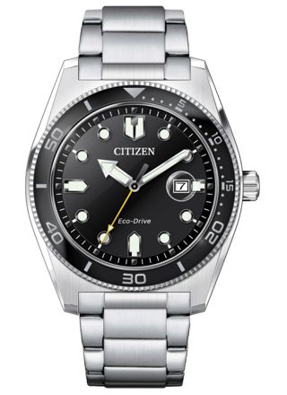 Citizen Marine Eco-Drive  3 Hands black AW1760-81E