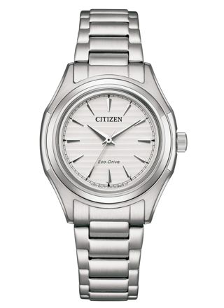 Citizen Classic Elegant 3 Hands Ladies Eco-Drive white FE2110-81A