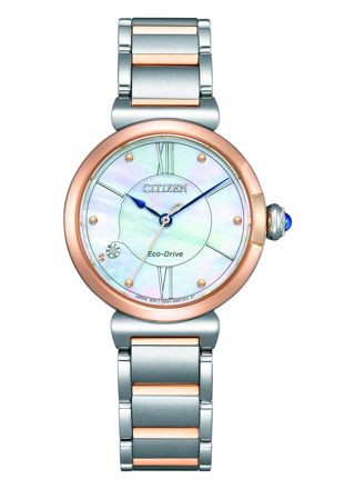 Citizen Eco-Drive Ladies May bells silver-rose gold EM1074-82D