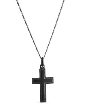 Top Gold hopeinen risti musta 4256683500