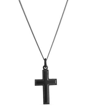 Top Gold hopeinen risti musta 4256673500