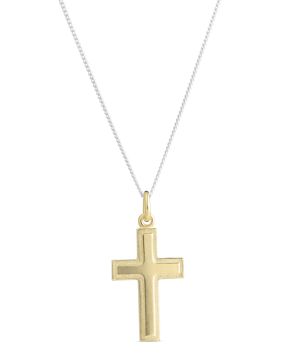 Top Gold hopeinen risti kullattu 5256681500