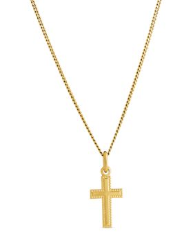 Top Gold hopeinen palloreuna risti kullattu 5256761500
