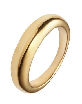 Mockberg Classic sileä sormus kullanvärinen