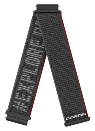 COROS APEX 2 nailonranneke musta 20 mm WAPX2-WB-BLK-N