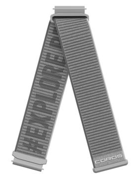 COROS APEX 2 nailonranneke harmaa 20 mm WAPX2-WB-GRY-N