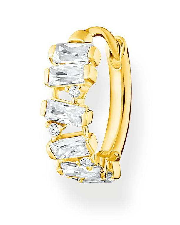 Thomas Sabo korvarengas white stones gold CR665-414-14