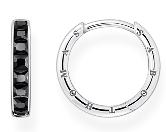 Thomas Sabo Heritage Shiny black korvakorut CR668-643-11