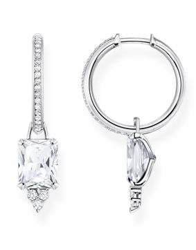 Thomas Sabo korvakorut white stone silver CR672-051-14