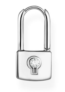 Thomas Sabo Love lock silver single hoop korvakoru CR679-051-14