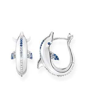Thomas Sabo dolphin with blue stones korvakorut CR688-644-1