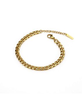 Madoww Unisex Cuban Chain kullattu rannekoru 20cm