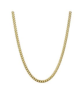 Madoww Unisex Cuban Chain kullattu kaulakoru 55cm