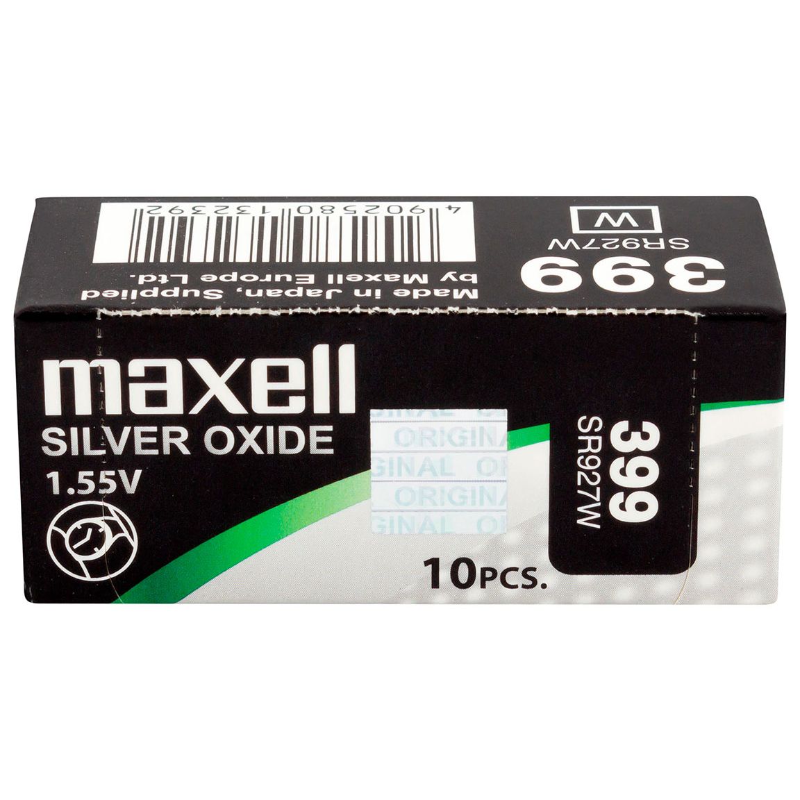Maxell SR927W hopeaoksidiparisto 399 - Keskisen Kello Oy