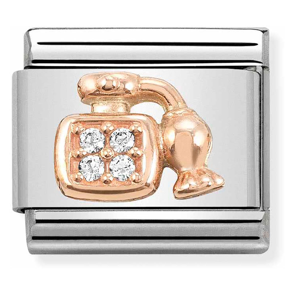 Nomination Composable Classic Link Rosegold Perfume with Zirconia ...