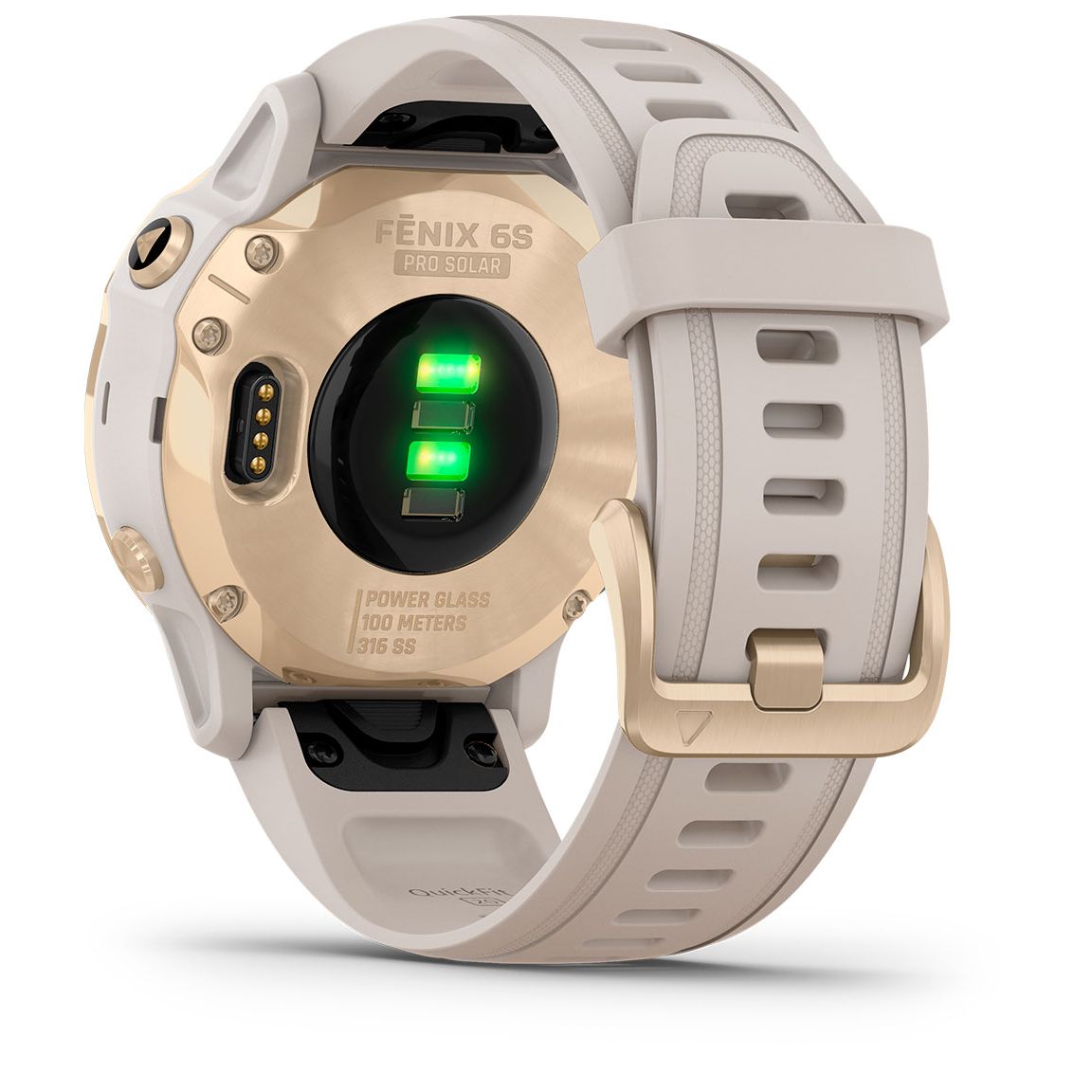 Garmin Fenix 6S Pro Solar Light Gold with Light Sand älykello 010-02409-11  - Keskisen Kello Oy