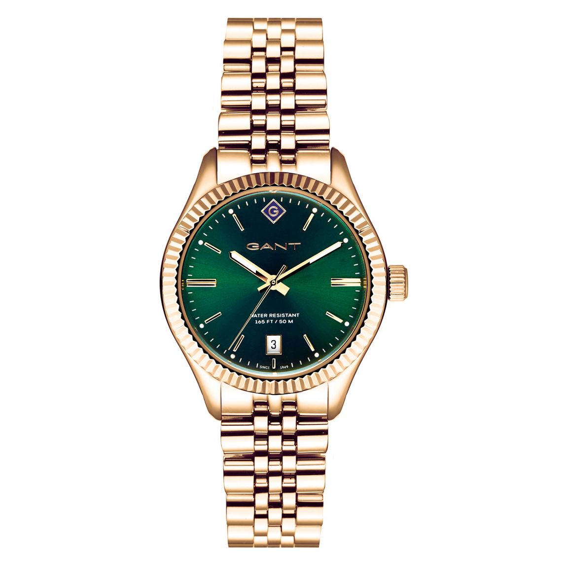 gant gold watch