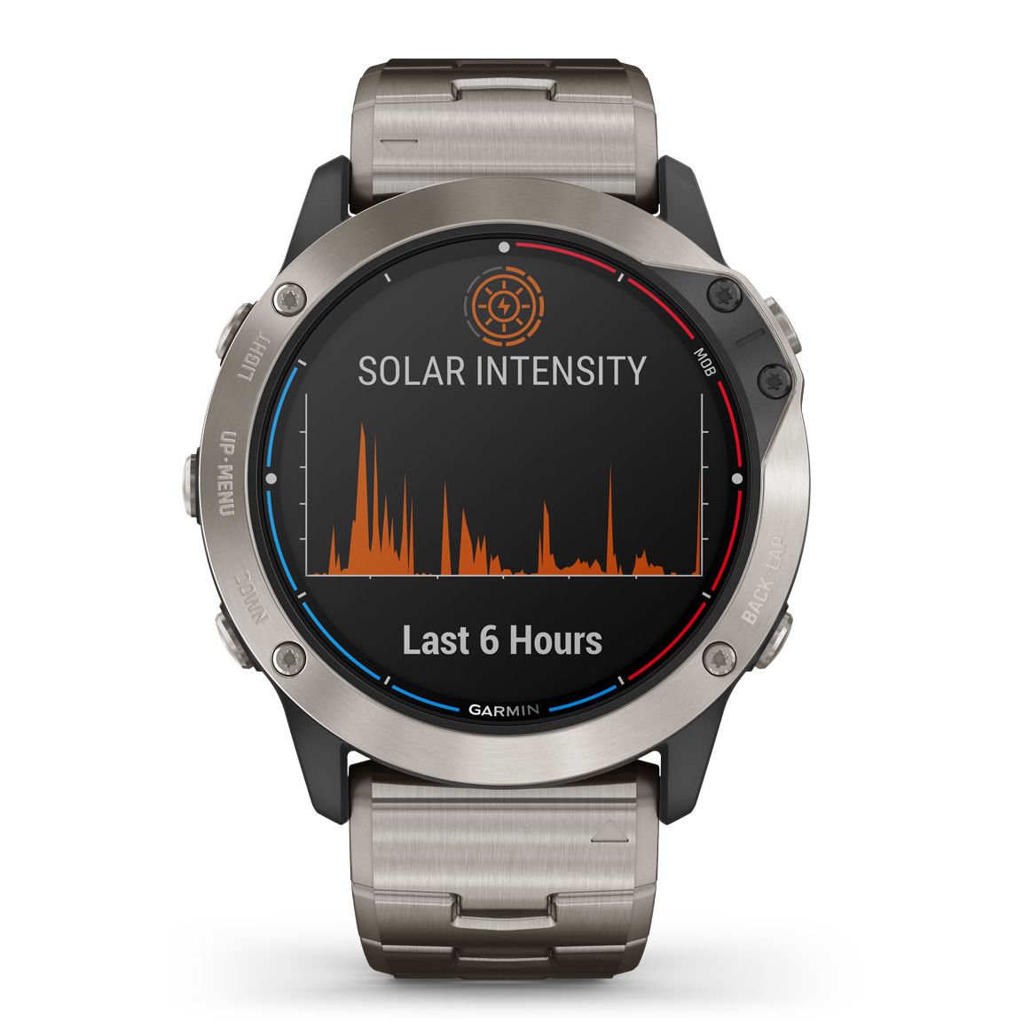 Garmin quatix 6x Solar Titanium with Titanium Band 010-02157-31 - Keskisen  Kello Oy