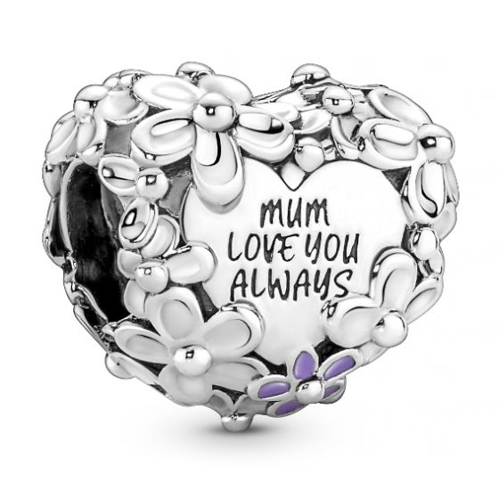 Pandora Moments Mum Daisy Heart Sterling silver hela 791155C01