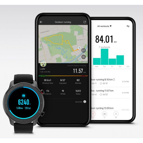 xiaomi amazfit gtr 42mm starry black