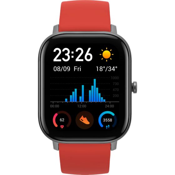 xiaomi amazfit gts vermillion orange