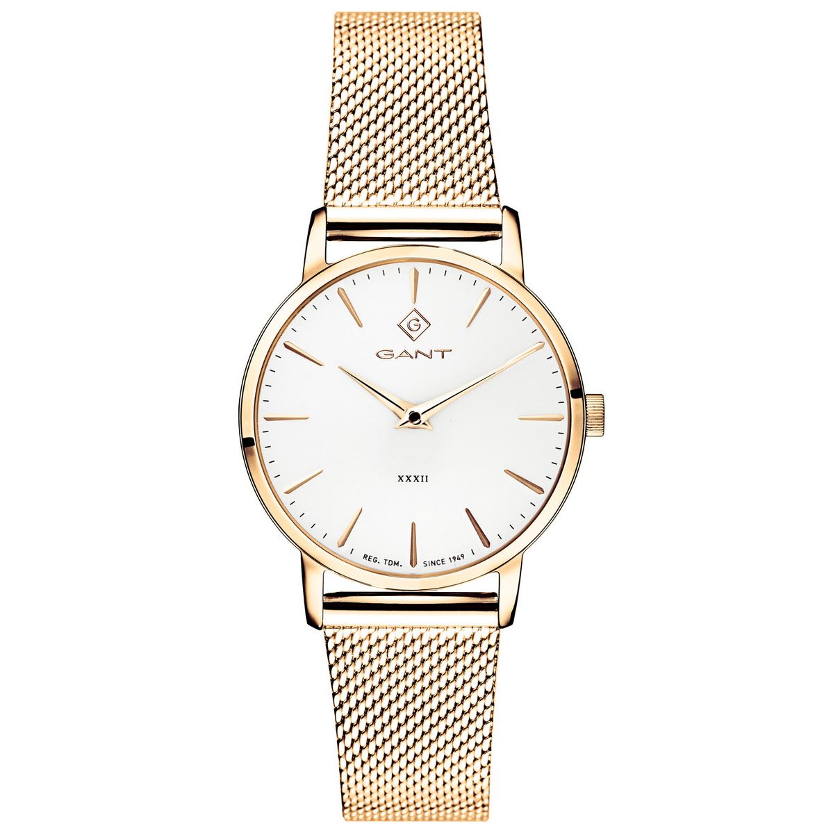 gant gold watch