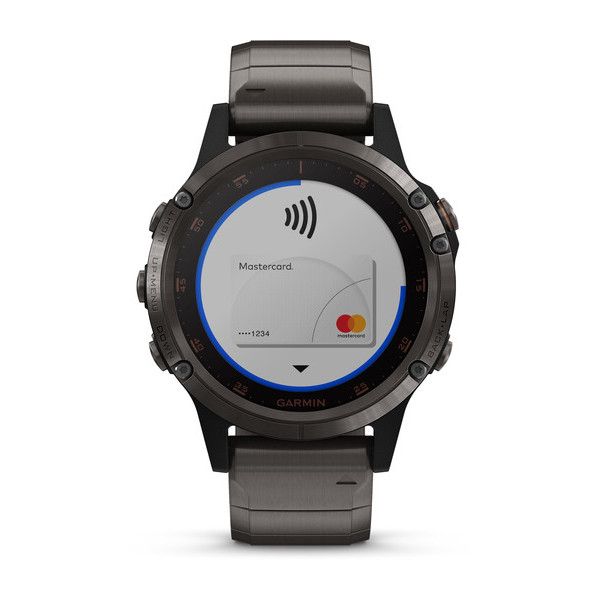 Garmin Fenix 5 Plus Sapphire Titanium 010-01988-03 - Keskisen Kello Oy