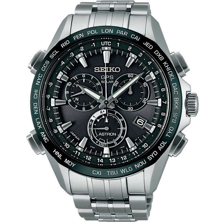 Seiko Astron SSE003J1 GPS Solar Titanium Chronograph Keskisen Kello Oy