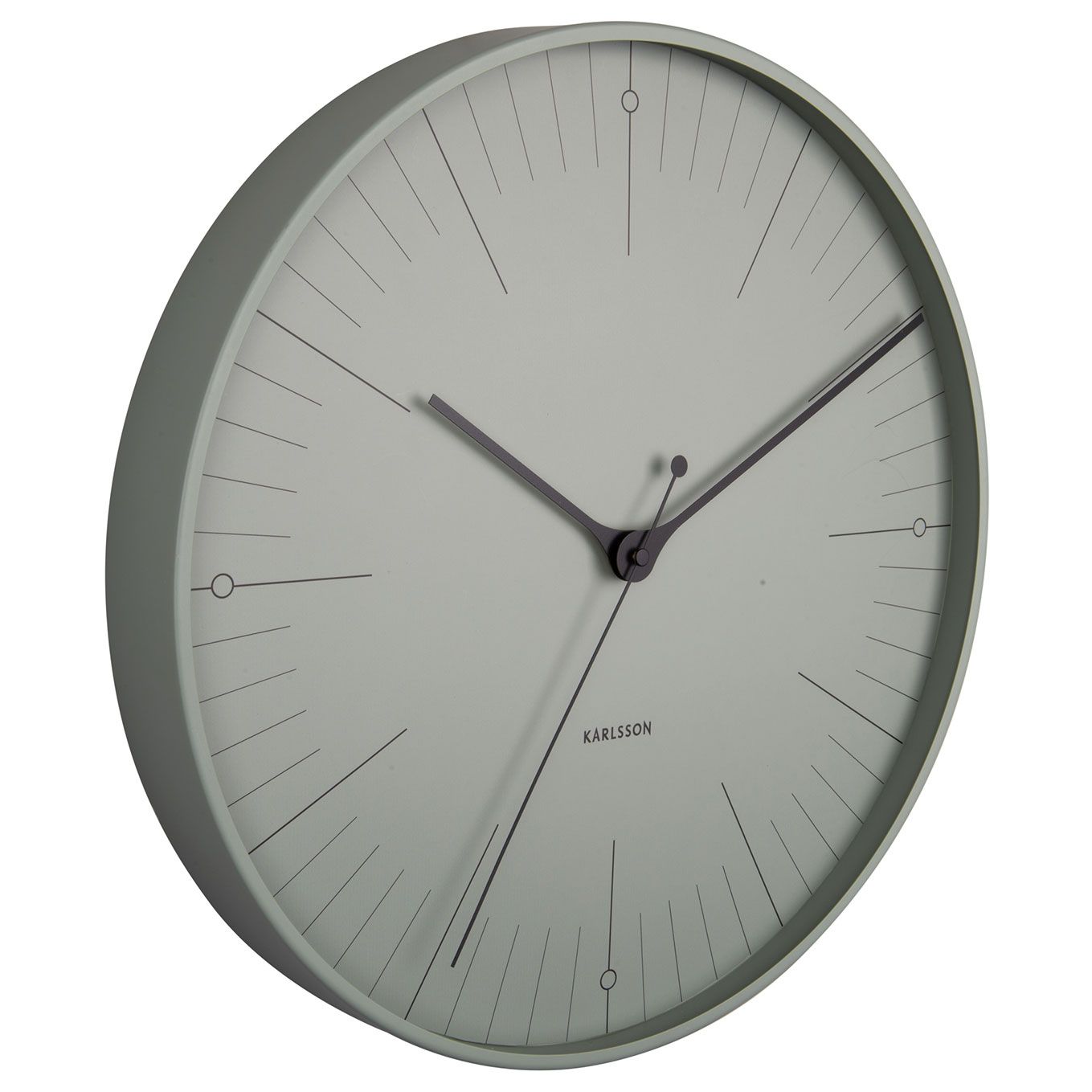 Karlsson Index KA5769GR seinäkello 40 cm Keskisen Kello Oy