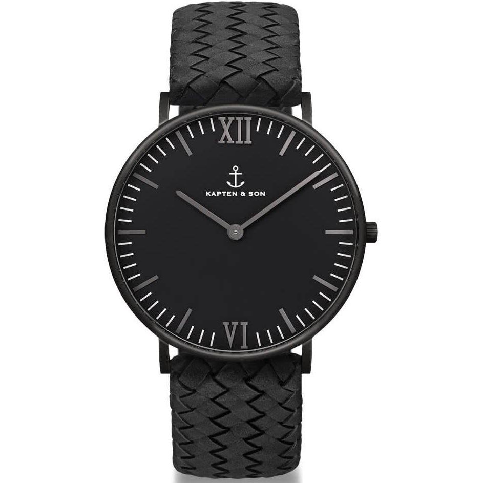 Kapten & Son Campus Black Midnight Woven Keskisen Kello Oy