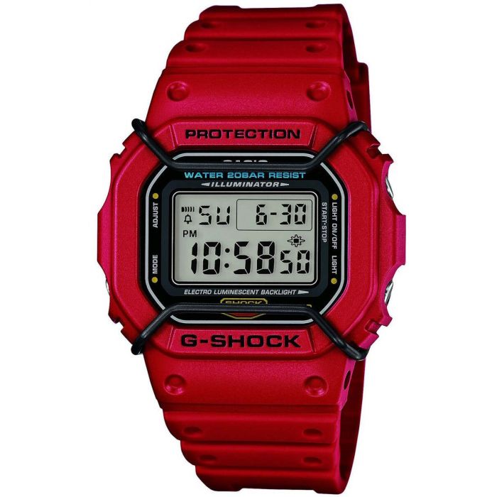 casio g shock dw 5600 red