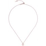 Ted Baker Hara Collana Donna Con Ciondolo Cuore Piccolo - Oro Rosa, Lunghezza Regolabile 40-42 Cm, Gioiello Inglese