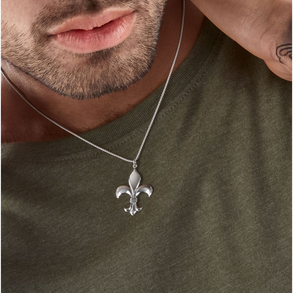 Pendentif Thomas Sabo Fleur De Lys En Argent 925 - 4,83 G, Occasion