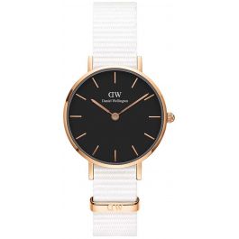 daniel wellington classic petite dover black 28mm