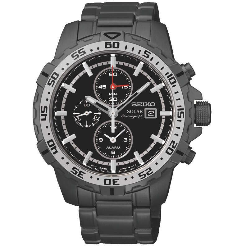 seiko solar alarm chronograph