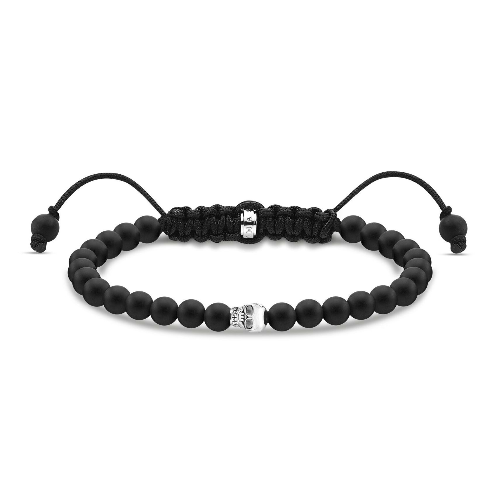 Thomas Sabo Unisexe Bracelet Éléments Onyx Argent Sterling 925, Noirci A2087-507-11