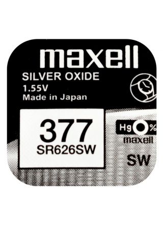 Maxell SR626SW hopeaoksidiparisto 377