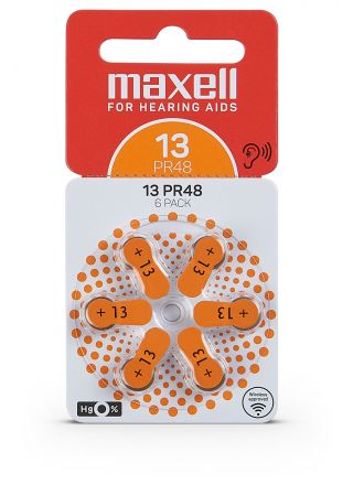 Maxell 13 kuulokojeparisto 6-pack