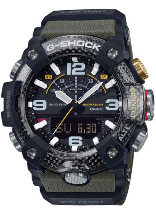 Casio G-SHOCK GG-B100-1AER MUDMASTER Carbon Core Guard \u0026 Quad Sensor -  Keskisen Kello Oy