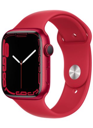 Apple Watch Series 7 GPS (PRODUCT)RED alumiinikuori 45 mm (PRODUCT)RED urheiluranneke MKN93KS/A