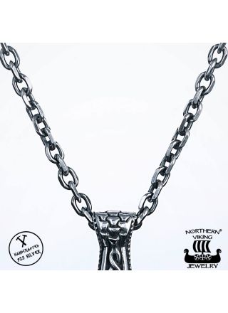 Northern Viking Jewelry hopeinen riipusketju NVJ-H-KE001